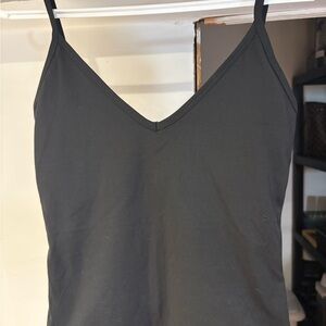 Forever 21 Black V-Neck Spaghetti Strap Camisole